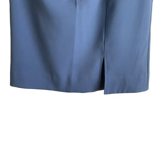 Giorgio Fiorlini Collection Women Skirt 8 Blue A-line Front Slit Retro Y2K - Picture 6 of 9
